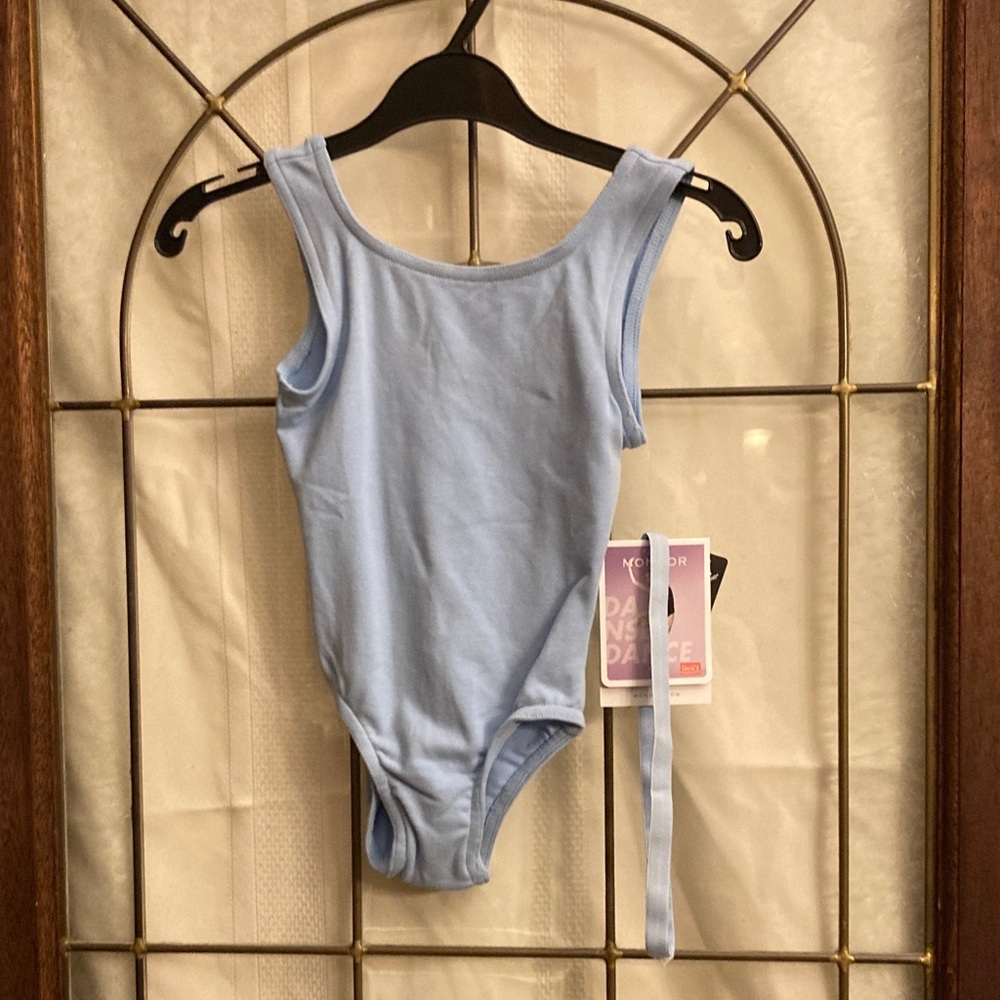 Mondor Light Blue Kids Cotton Leotard